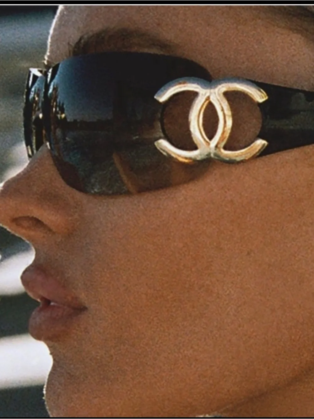 Rare 🖤 Vintage Chanel CC rimless sunglasses